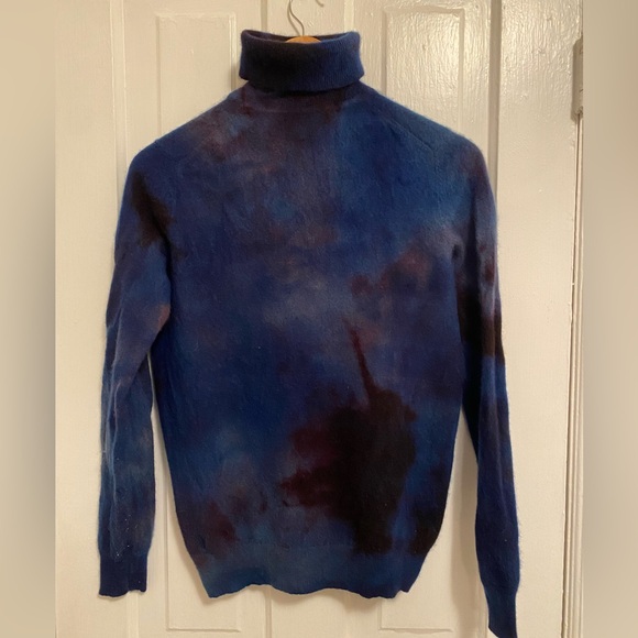 Lord & Taylor L 100% Cashmere Sweater hand dyed in T.O. by Courage My Love - Picture 7 of 7